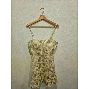 Trixxi Royal Pink tan Lined Flare  Dress. Size  Large